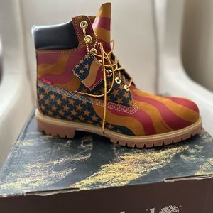 Supreme x Timberland Stars and Stripes Boot